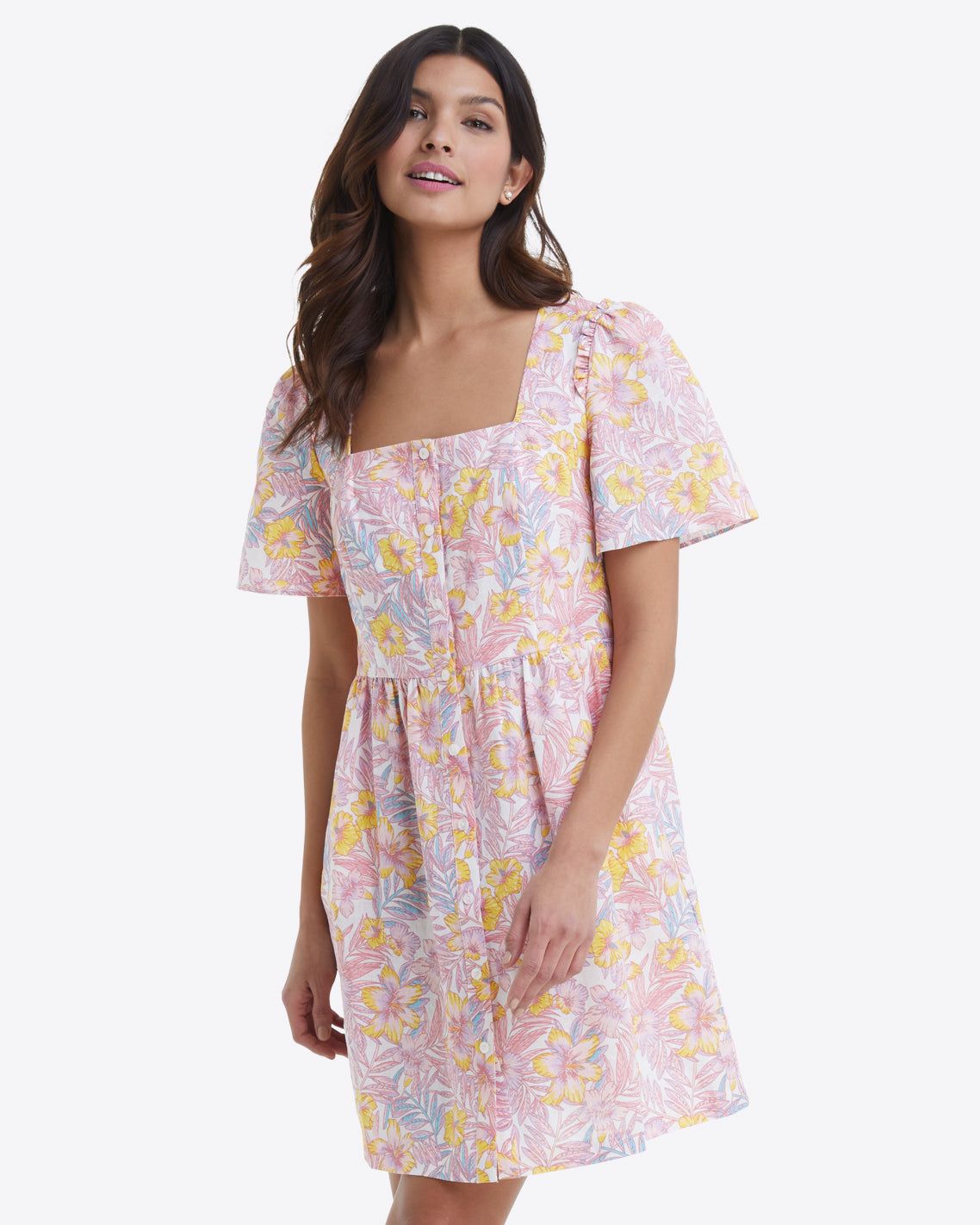 Danielle Mini Dress in Lily Floral | Draper James (US)