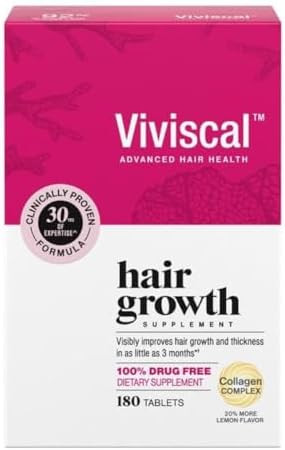 Amazon.com : Viviscal Hair Growth Supplements For Women For Thicker, Fuller Hair, Nourishes Thinn... | Amazon (US)