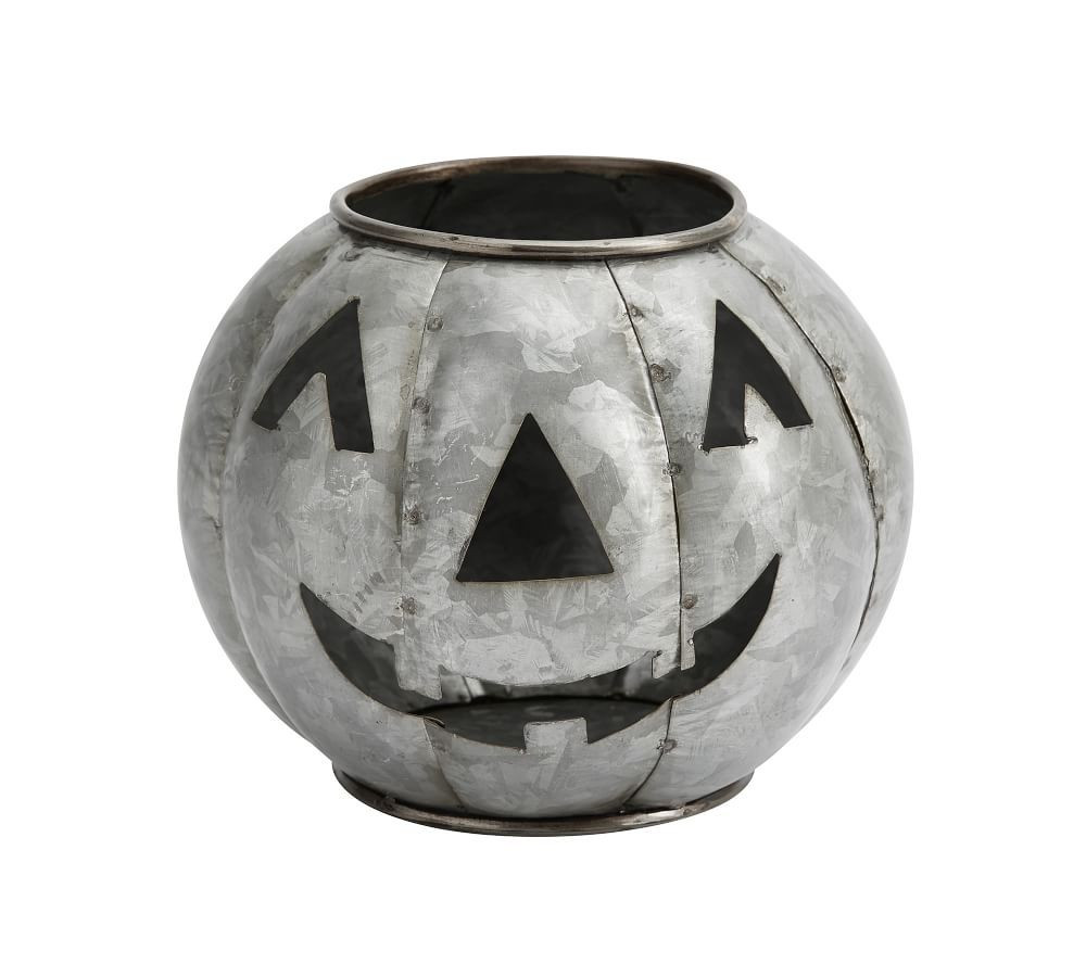 Metal Jack-O-Lanterns - Galvanized | Pottery Barn (US)