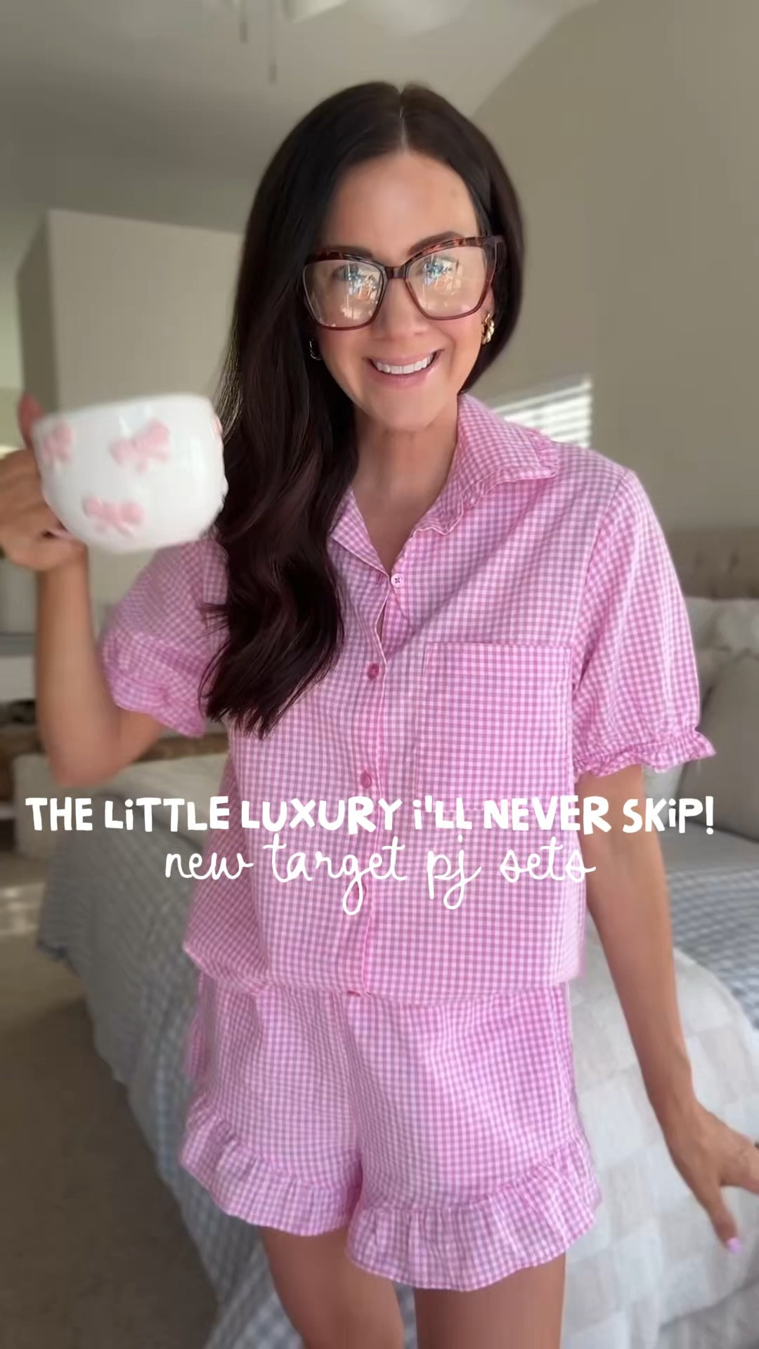 Comment DETAILS to shop new girly pj sets  AND‼️ there’s matching options for toddlers, girls & even boys🫶🏻 100% cotton and the perfect little luxury! I just sleep better when my pjs are cute😉
.
.
SIZING-
Small in pink & floral pattern
Medium in green
Just fyi the shorts run a little short, but nothing crazy! If you’re between you might wanna go up since they are 100% cotton and they’ll shrink a little!
.
.
#targetstyle 

#LTKgrwm #LTKmomlife #LTKSeasonal