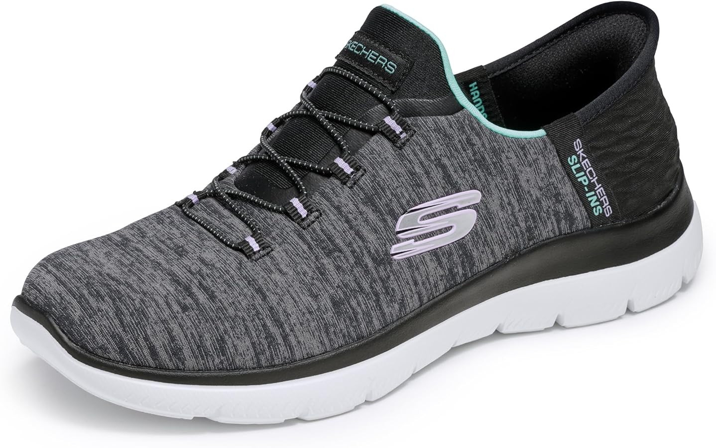 Skechers Women's Skechers Women's Summits Dazzling Haze Hands Free Slip-ins Sneaker | Amazon (US)