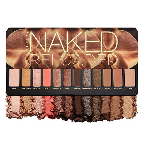 Urban Decay Naked Reloaded, Nude Bronze Neutral Eyeshadow Palette, Matte, Metallic, Shimmer Finish, 12 Warm Bronze Eye Shadows, Natural Soft Glam Smokey Eye Makeup, Vegan, Cruelty-free | Amazon (US)