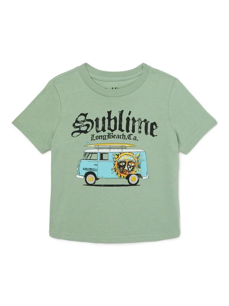 Sublime Music Tour Toddler Short Sleeve Tee, Sizes 12M-5T | Walmart (US)