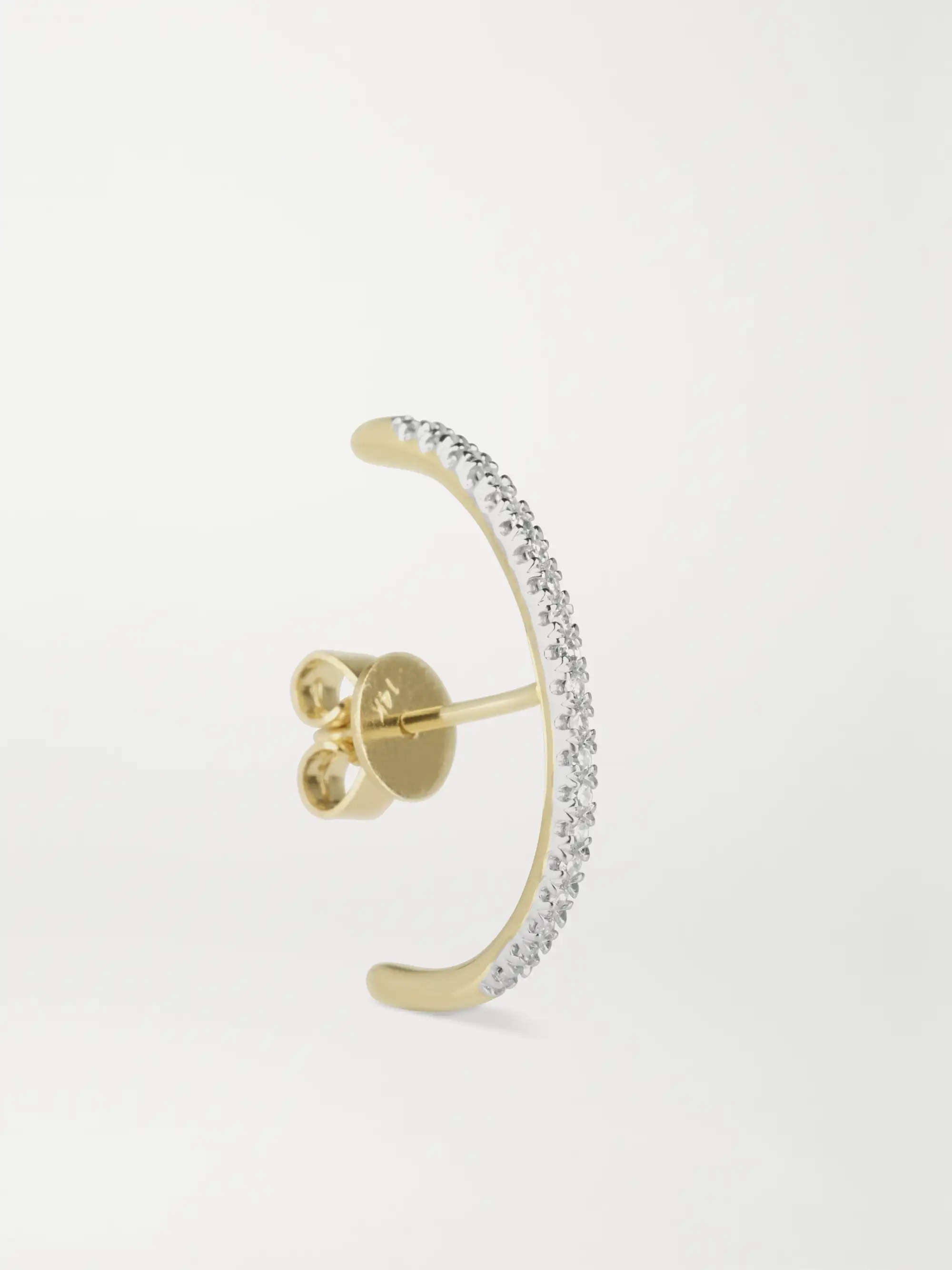 Suspender 10-karat gold diamond earring | NET-A-PORTER (US)