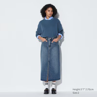 Denim Long Skirt | UNIQLO US | UNIQLO (US)