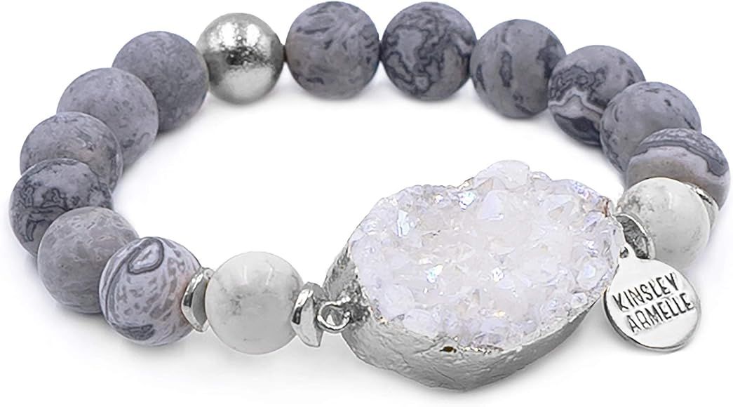 Kinsley Armelle Stone Collection - Silver Dusk Bracelet | Amazon (US)