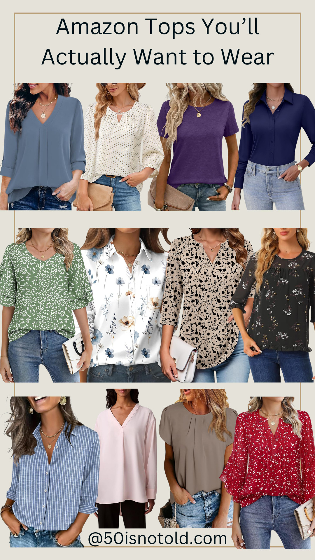 Easy. Flowy. Wear-with-everything. These affordable tips are perfect for Spring  
 

 

#LTKootd #LTKOver40