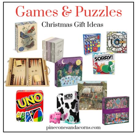 Games and puzzles make excellent gifts. They are also a fun thing to play and do with family and friends over the holidays. 

#LTKHoliday #LTKCyberWeek #LTKGiftGuide