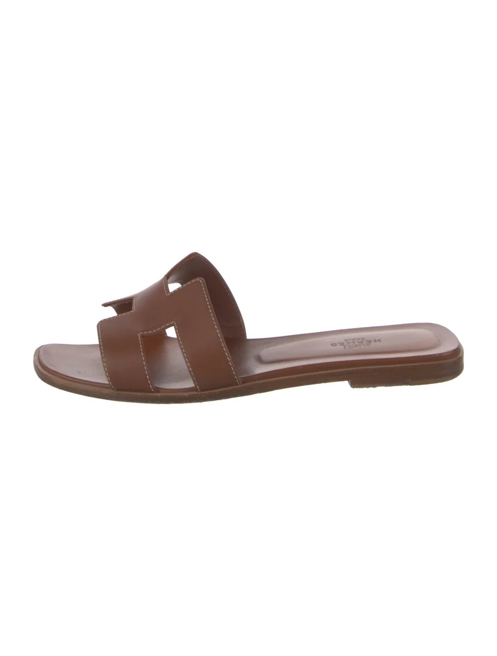 Oran Leather Slides | The RealReal