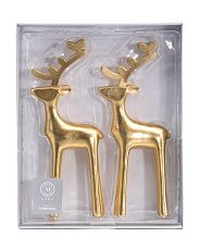 Set Of 2 11in Resin Deer | Home | T.J.Maxx | TJ Maxx