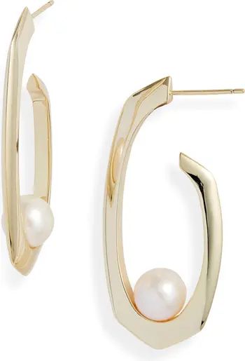 Rowan Freshwater Pearl Hoop Earrings | Nordstrom