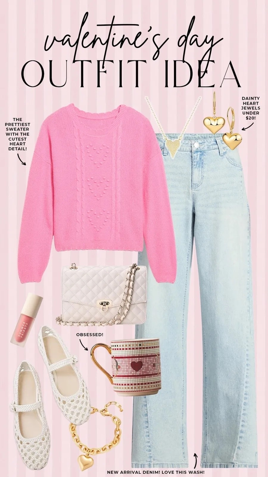 Valentine outfit idea 💕