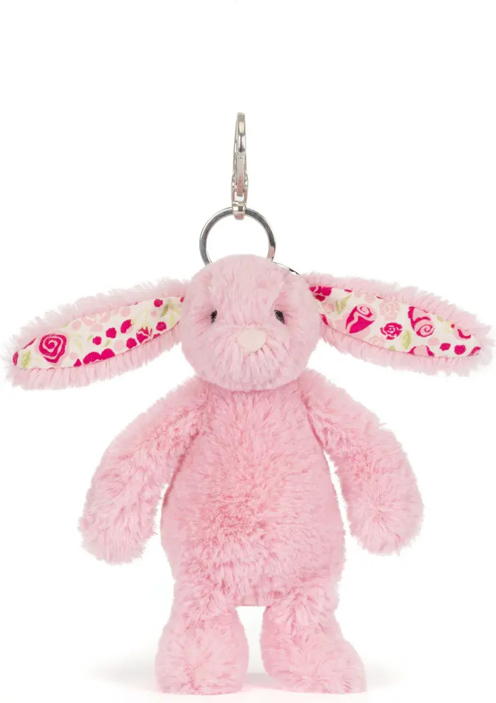 Blushkin Blossom Bunny Stuffed Animal Bag Charm | Nordstrom