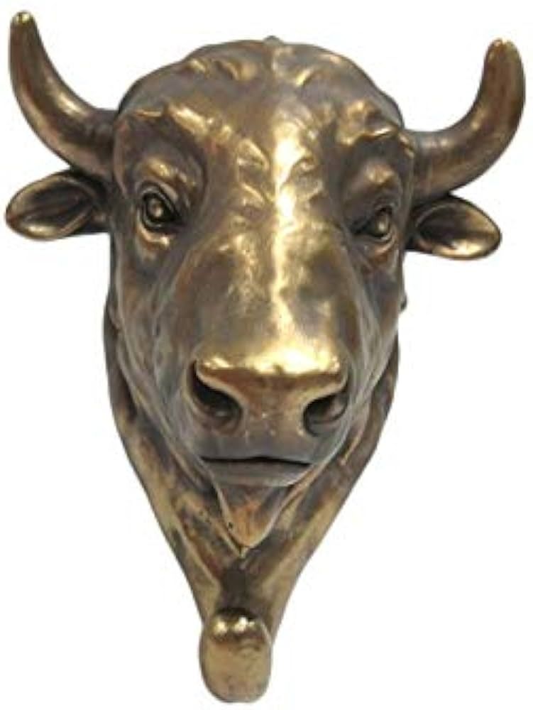 Pacific Giftware Wild Animal Head Single Wall Hook Hanger Animal Shape Rustic Faux Bronze Decorat... | Amazon (US)