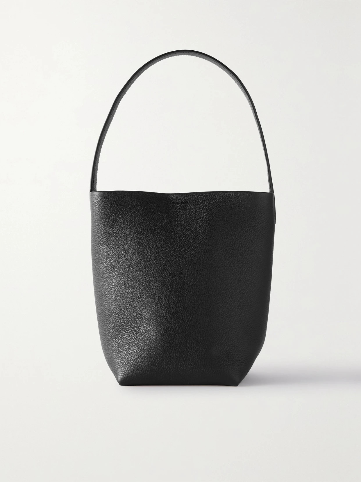 The Row - N/s Park Small Textured-leather Tote - Black | NET-A-PORTER (US)