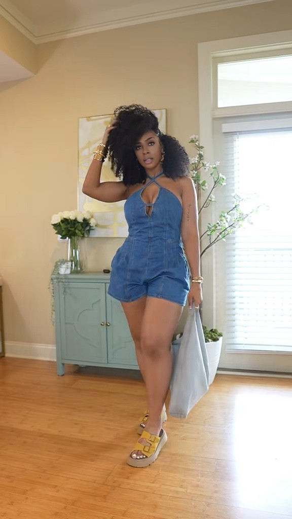 This denim romper is that girl. Easy, cute, and makes a statement without trying too hard. Perfect for brunch, day dates, or wherever you’re going to turn heads.

#DenimRomper #LTKStyle #LTKFinds #SpringStyle #WeekendLook #CasualSlay #OOTD #StyleInspo #BlackGirlStyle #ContentCreatorStyle #LTKAtlanta