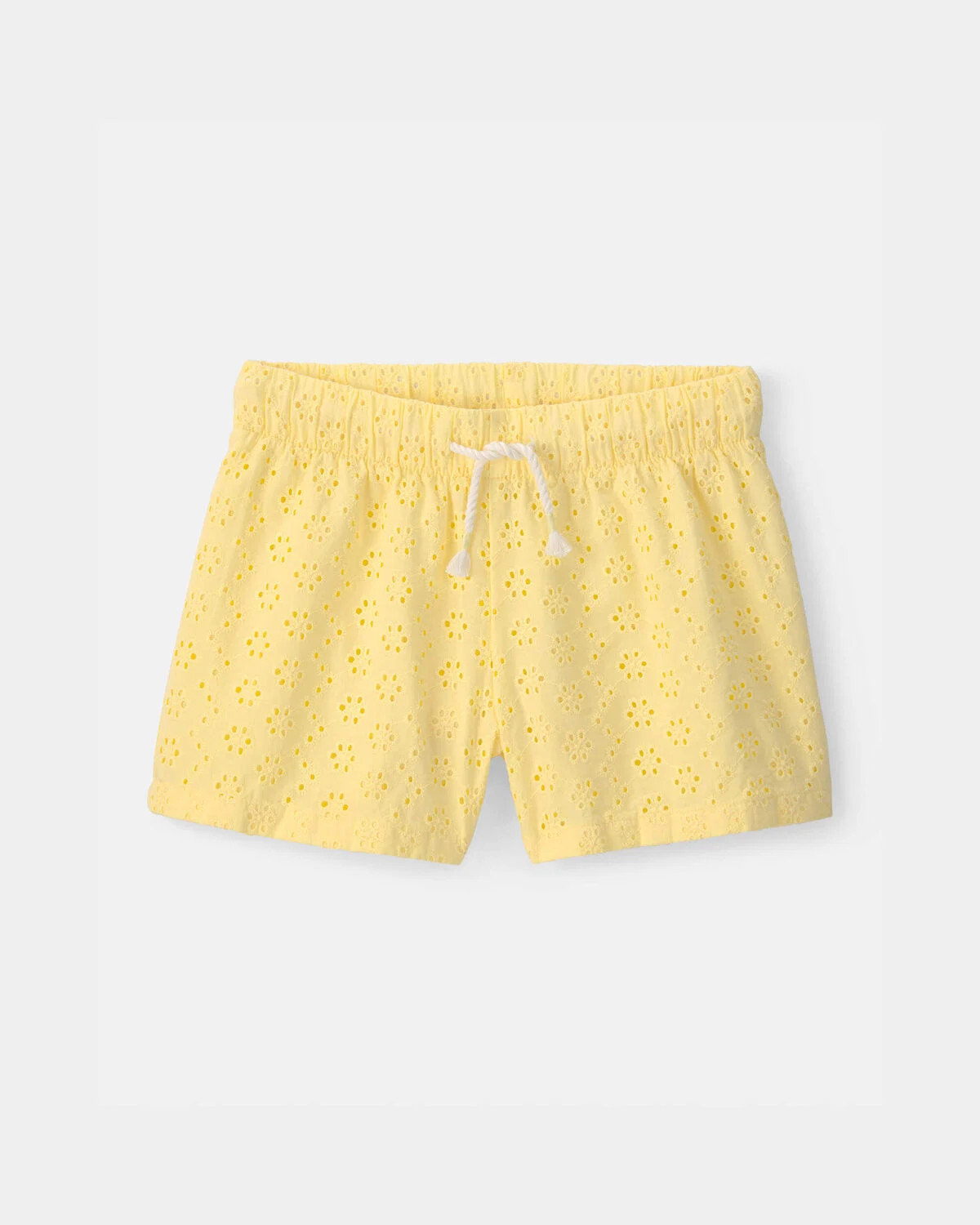 Girls Eyelet Shorts - Yellow | Carter's | Carter's Inc