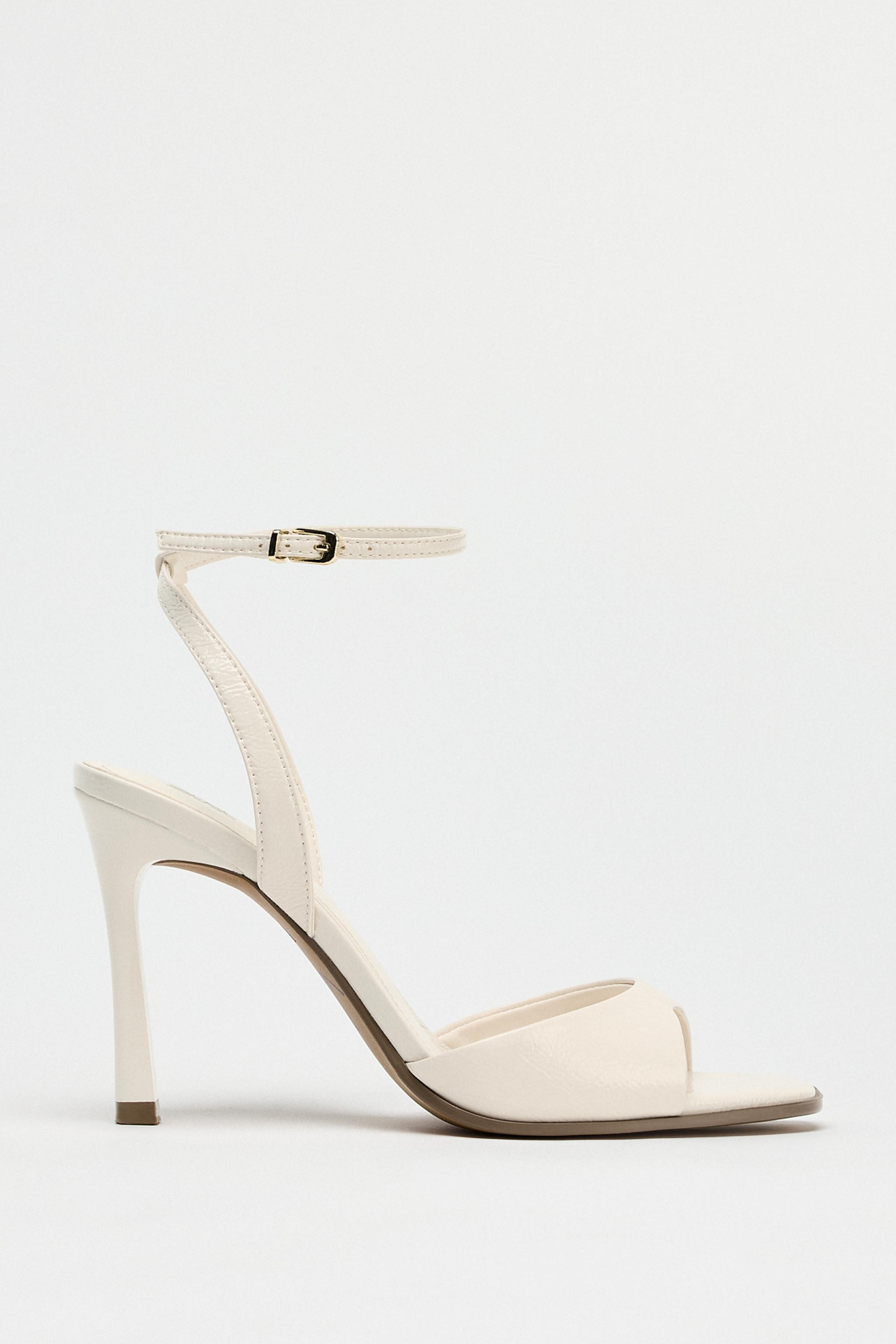 HEELED ANKLE STRAP SANDALS | Zara US