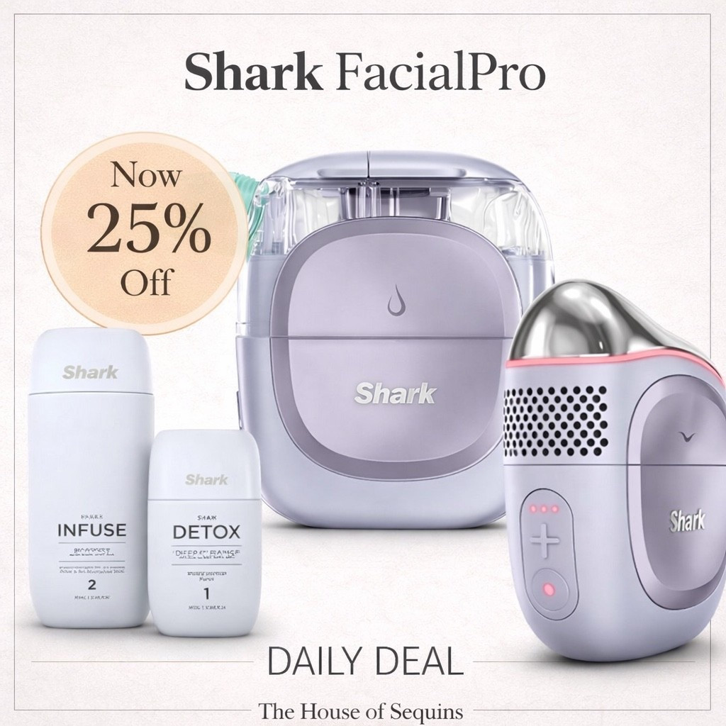 Shark facial pro now 25% off