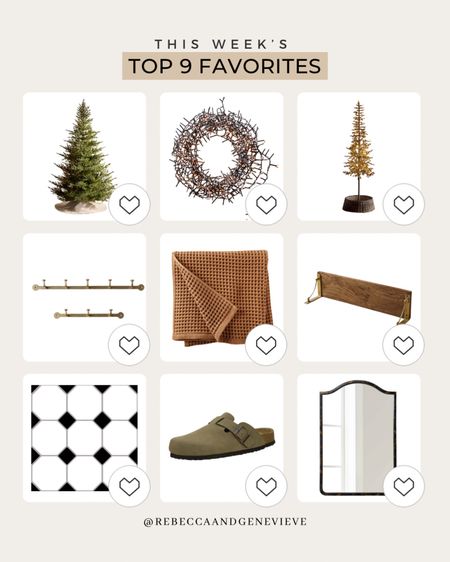 Your favorites from this week 💕
-
Christmas tree. Christmas decor. Christmas lights. Throw blanket. Wall mirror. Peel and Stick tile. 

#LTKhome #LTKfindsunder50 #LTKHoliday
