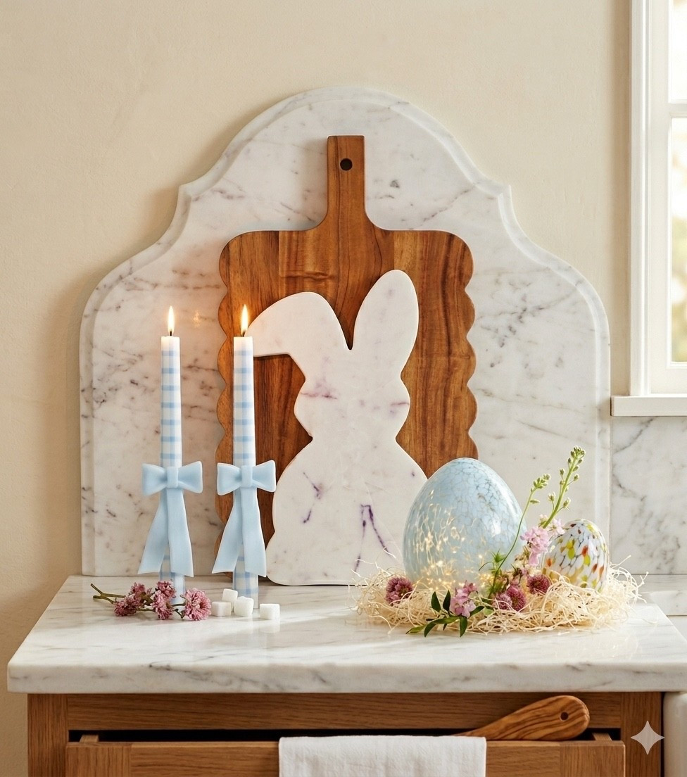 Easter bunny cutting board!! So cute to add to your kitchen!! Easter decor, Easter kitchen decor 

#LTKSeasonal