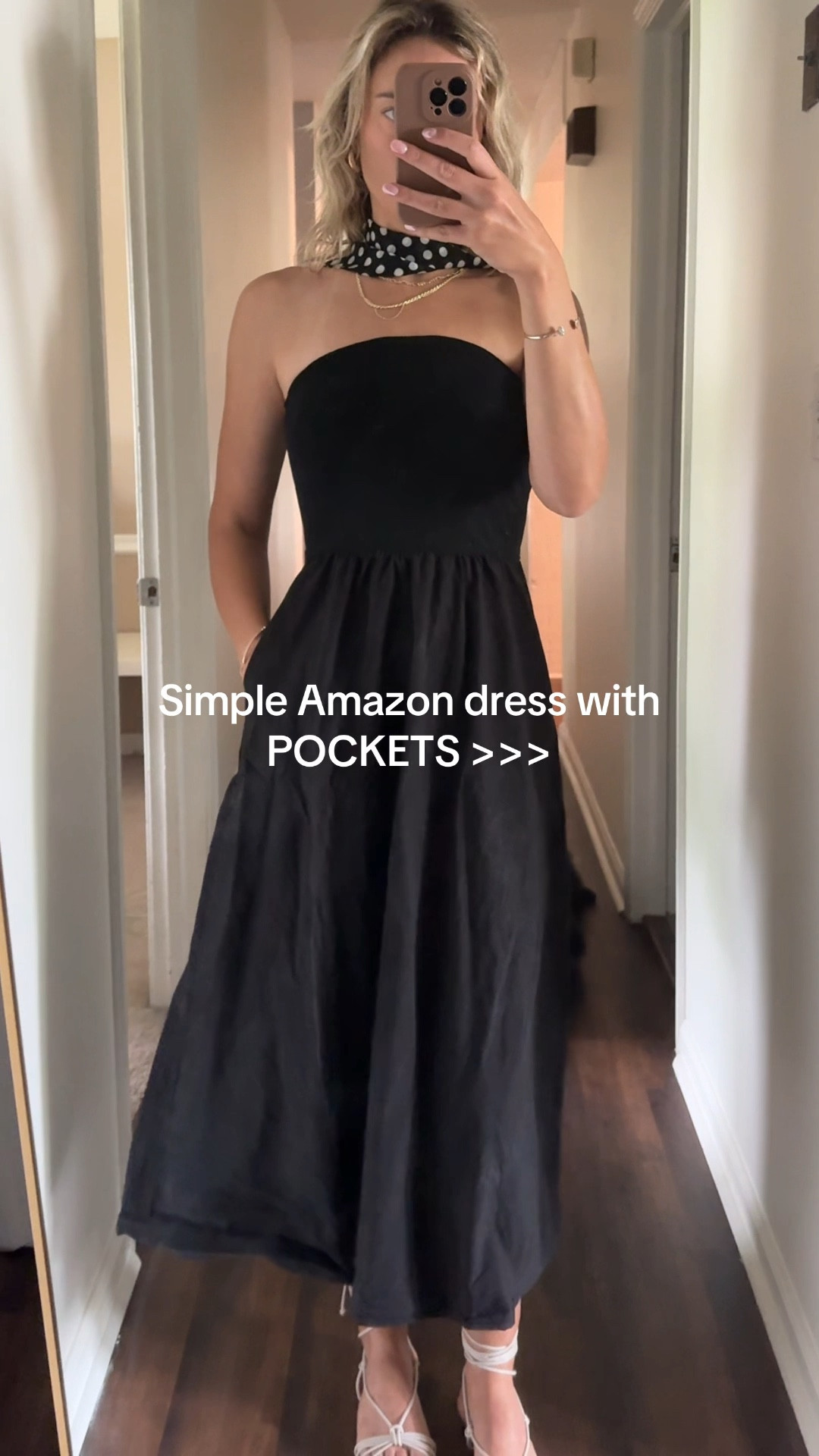 Amazon simple summer strapless black maxi dress with pockets 

#LTKWedding #LTKStyleTip #LTKFindsUnder50