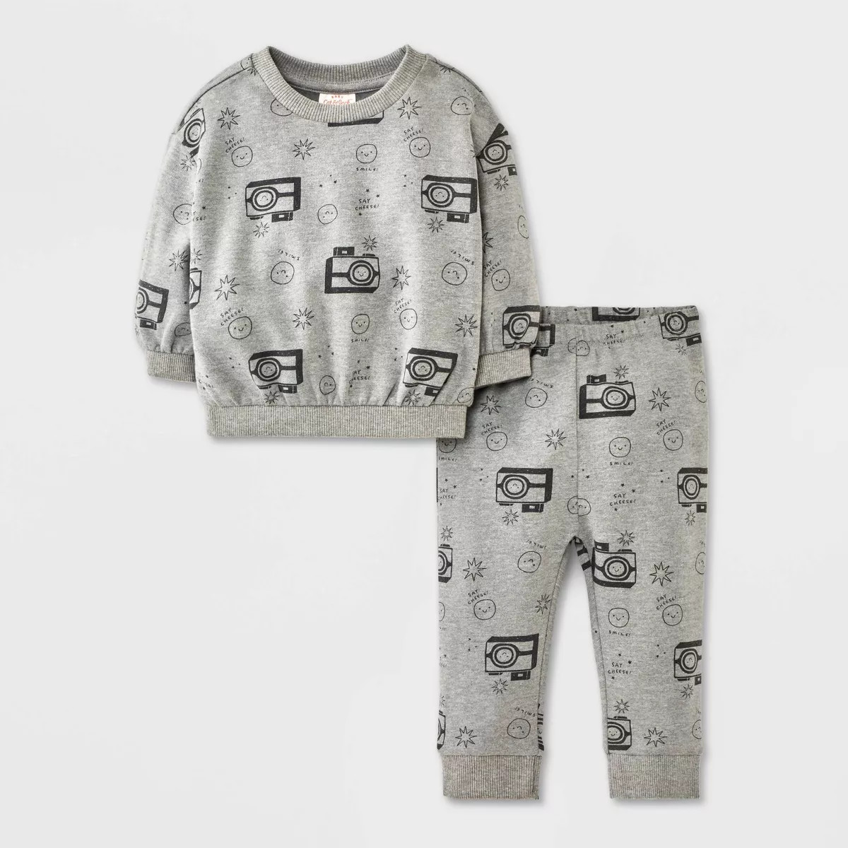 Baby Boys' 2pc Fleece Sweatshirt & Jogger Pants Set - Cat & Jack™ | Target