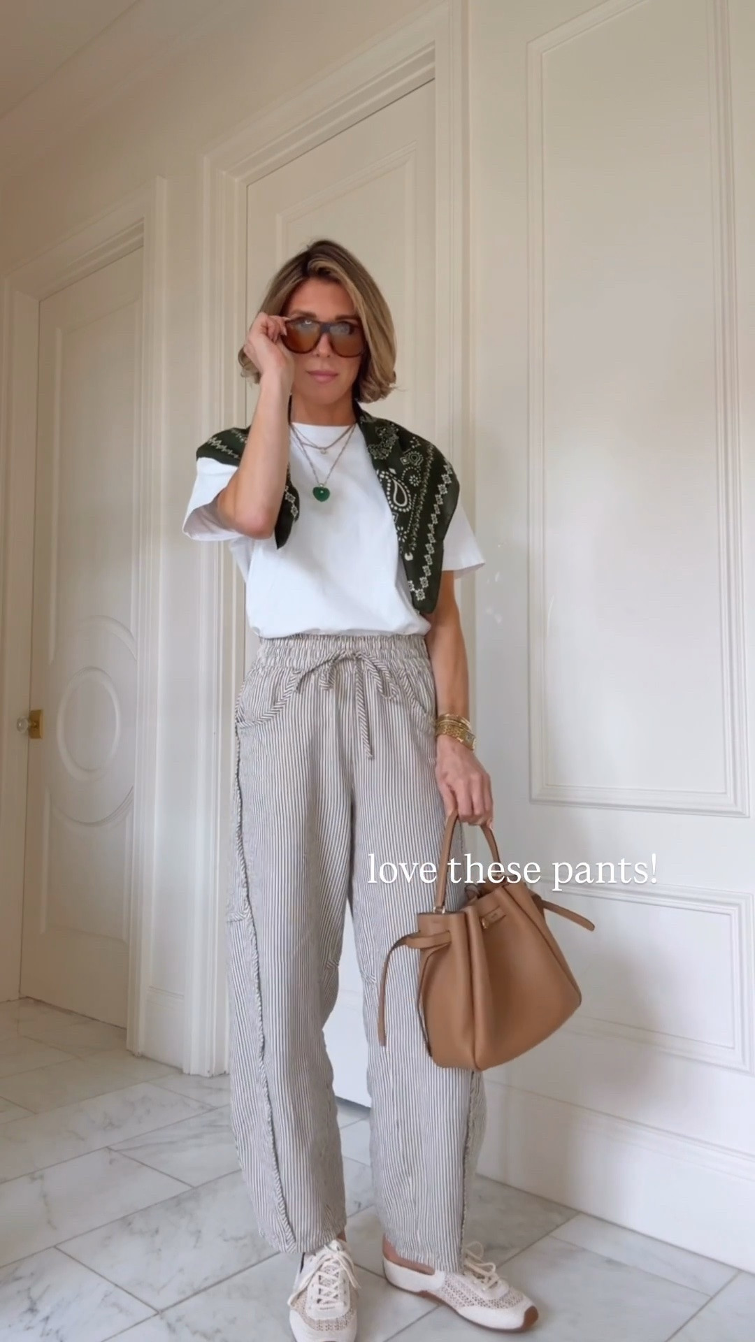 What I wore this week. I'm wearing size xs in my pants and I'm 5'7 for reference.

#LTKsummer