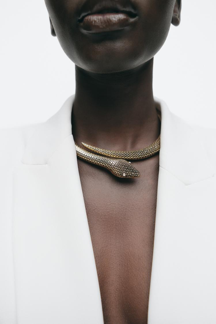 SNAKE CHOKER NECKLACE | Zara US