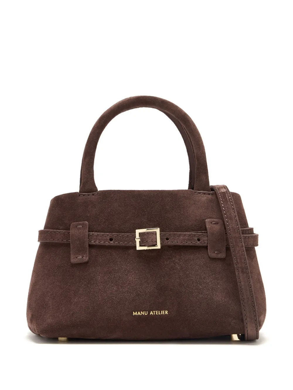 Manu Atelier Handtasche Aus Leder | Braun | FARFETCH DE | Farfetch Global