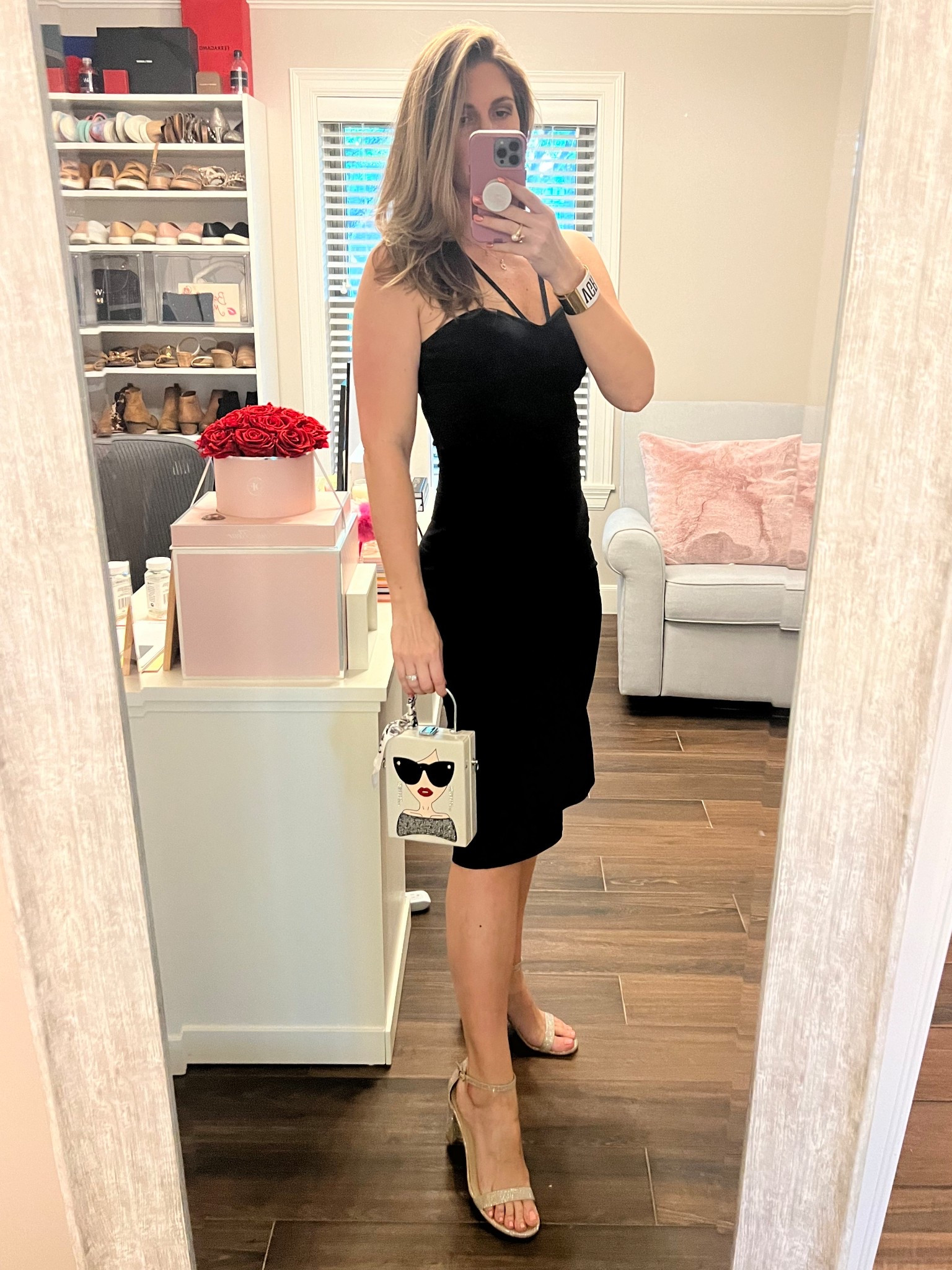 Birthday vibes in this LBD. This designer is my go to for special occasion dresses and never lets me down. This one is from last year so sharing other silhouettes - all equally flattering, plus they’re ALL on sale! Wearing a medium. 

Wearing my favorite shoe designer for evening. Classic and comfortable. Block heels for the win! Heels run TTS. 

Finished with this adorable statement bag. Lots of variations. You can’t go wrong!

#LTKSaleAlert #LTKOver40 #LTKShoeCrush