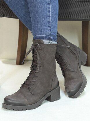 Brown - Boot - Boots - Marjin | Modanisa (US)