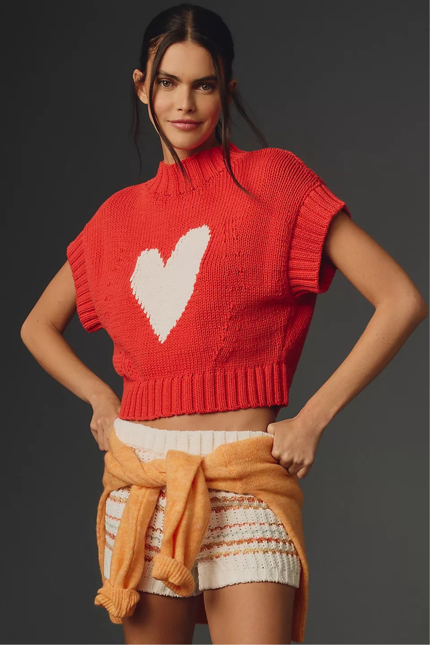 Mick Neck Extended Shoulder Sweater Vest.  Perfect for Valentine’s Day ❤️  Comes in 5 colors. #valentinesday

#LTKover40 #LTKMostLoved #LTKfindsunder100