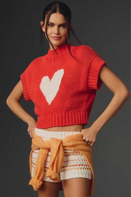 Mick Neck Extended Shoulder Sweater Vest.  Perfect for Valentine’s Day ❤️  Comes in 5 colors. #valentinesday

#LTKover40 #LTKMostLoved #LTKfindsunder100