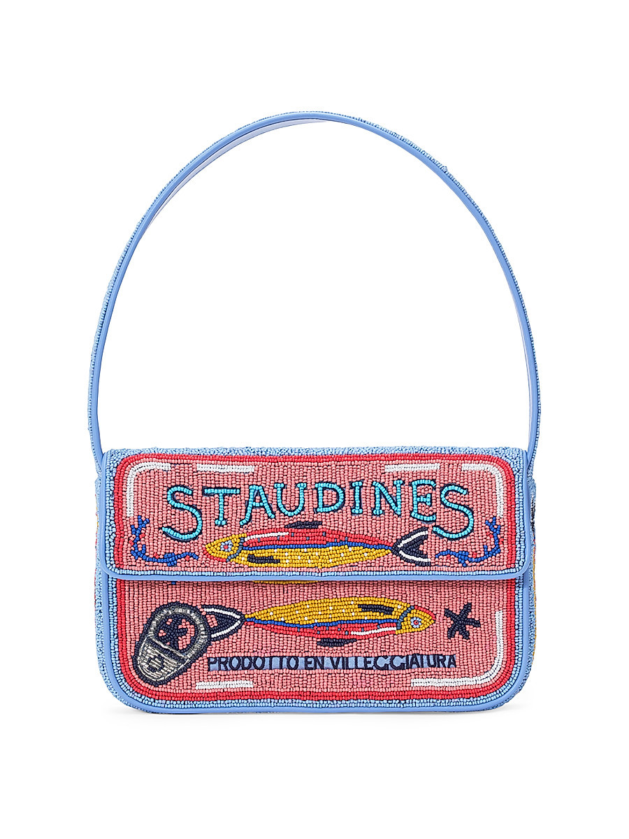 Women's Tommy Beaded Top-Handle Bag - Staudines Pink | Saks Fifth Avenue