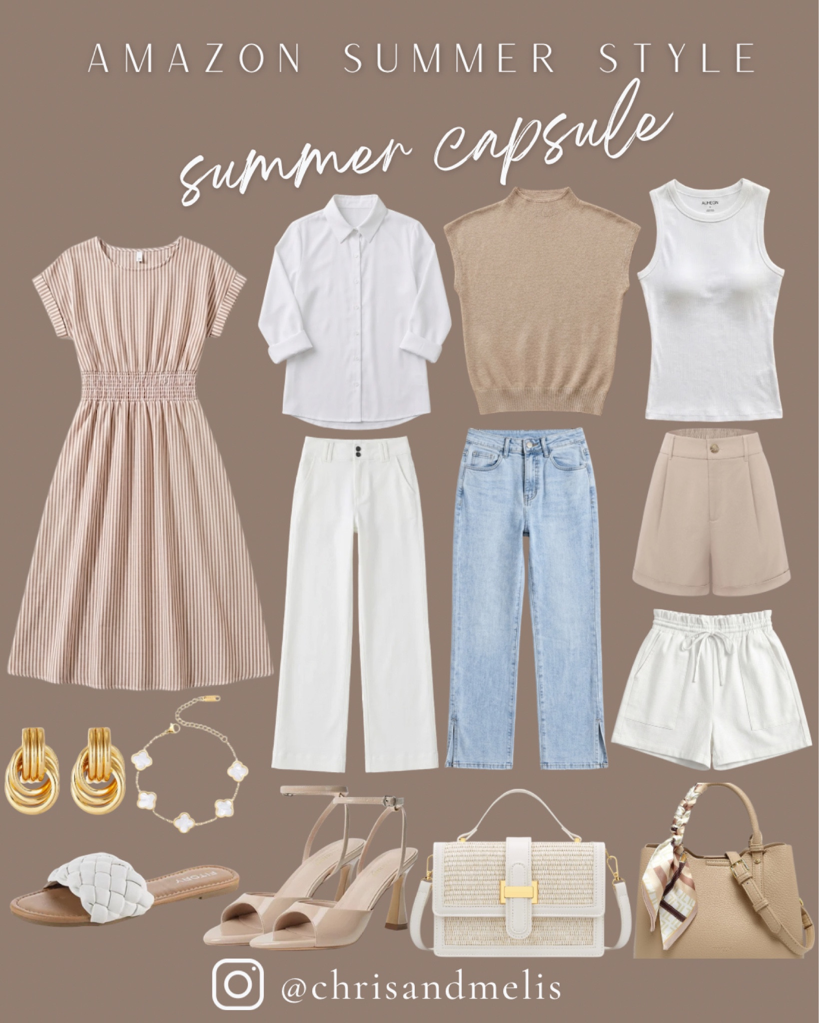 Summer capsule stone! Staple pieces for old money summer outfits 

#LTKootd #LTKgrwm