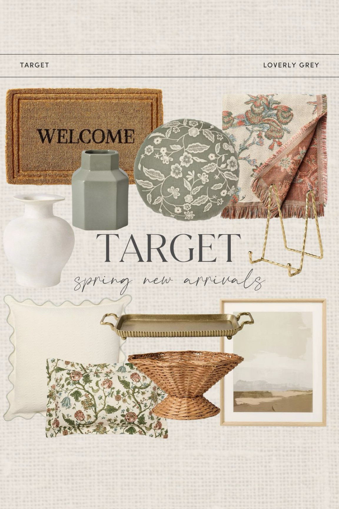 Studio McGee new arrivals at Target. This welcome mat and wall art are perfect for spring. Loverly Grey, Target finds 

#LTKSeasonal #LTKStyleTip #LTKHome