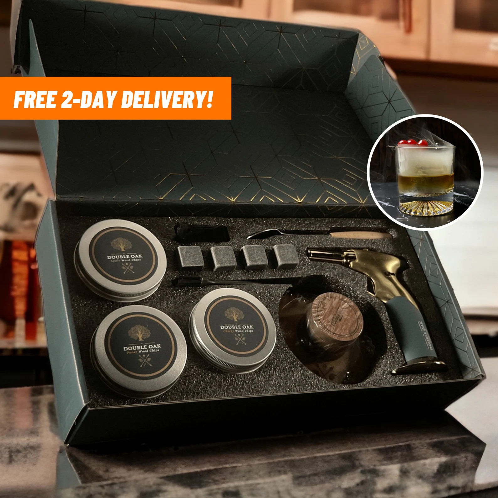 Cocktail Smoker Kit Free 2-day Shipping Whiskey Gifts - Etsy | Etsy (US)