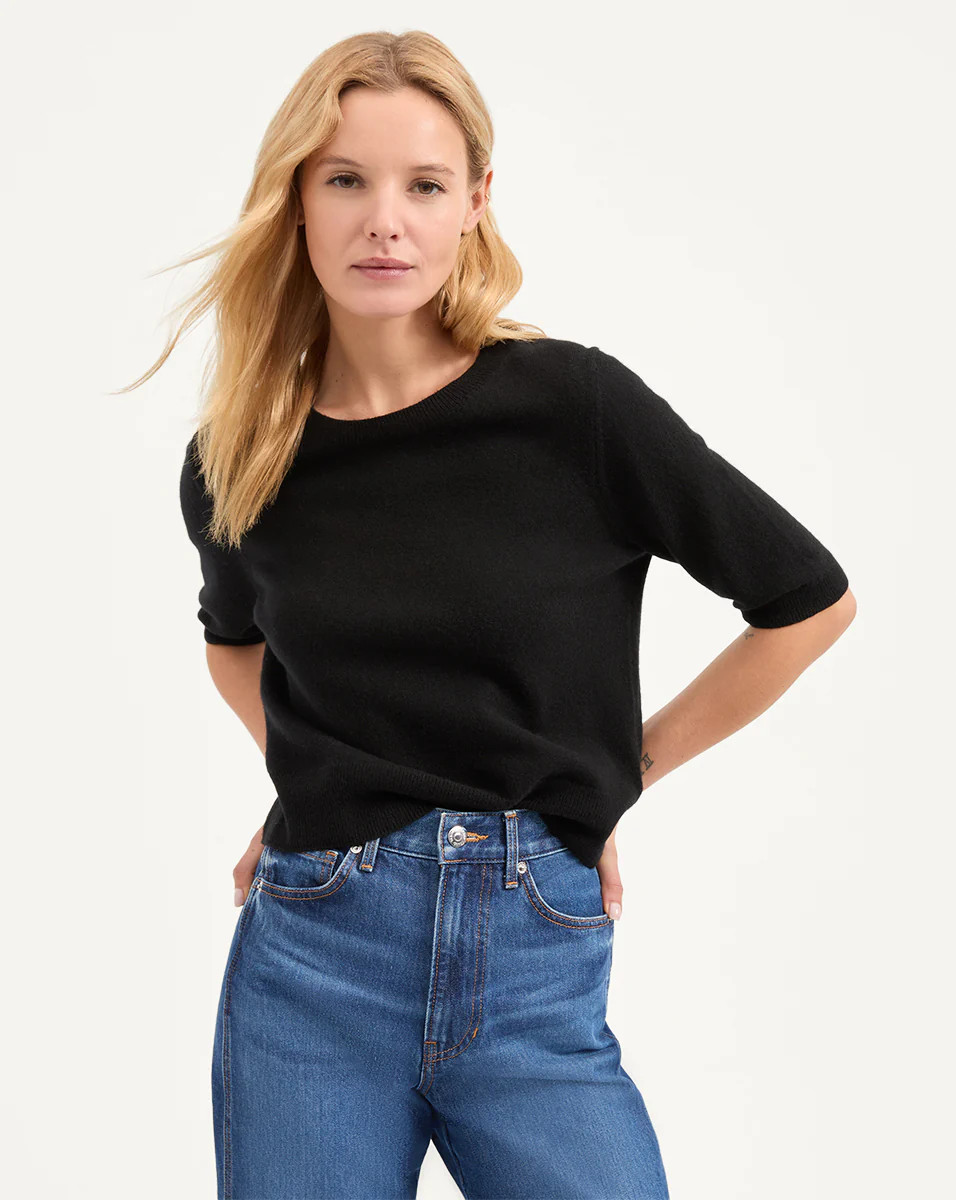 Shana Cashmere Sweater in Navy | Veronica Beard | Veronica Beard