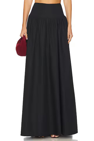 Susana Monaco Drop Waist Skirt in Black from Revolve.com | Revolve Clothing (Global)