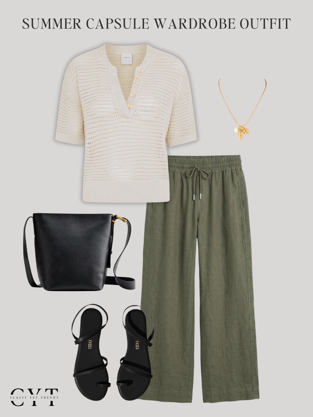 Outfit from my summer 2026 capsule wardrobe in my closet ☀️

 #summershere #linen #summerstyles #linenpants 

 