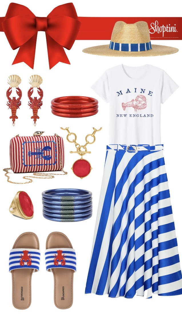 Lobster Clothing / Lobster Trend / coastal chic / red, white and blue / coastal town outfit

#LTKSeasonal #LTKSaleAlert #LTKootd