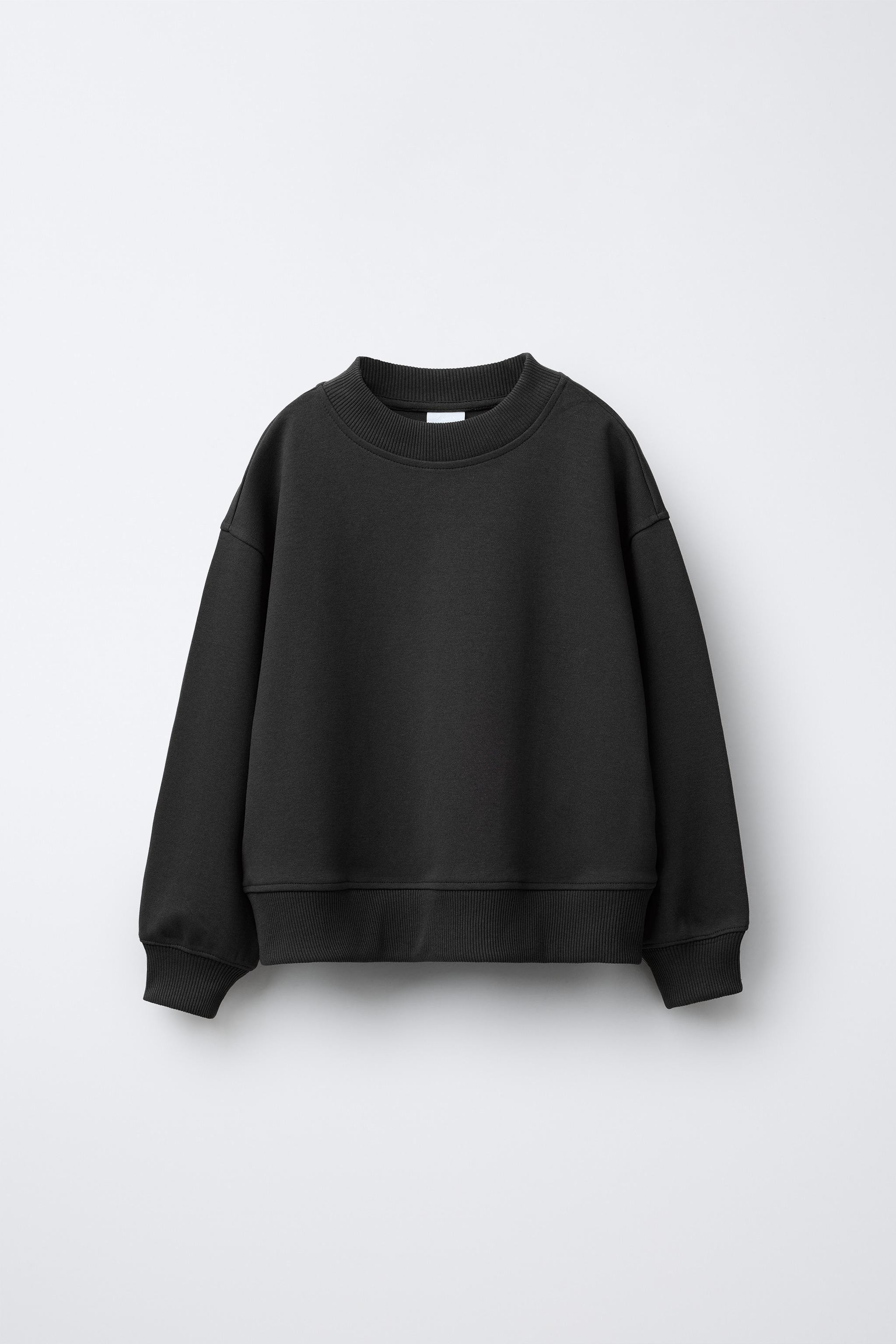 INTERLOCK SWEATSHIRT AND WIDE LEG PANTS SET | Zara US