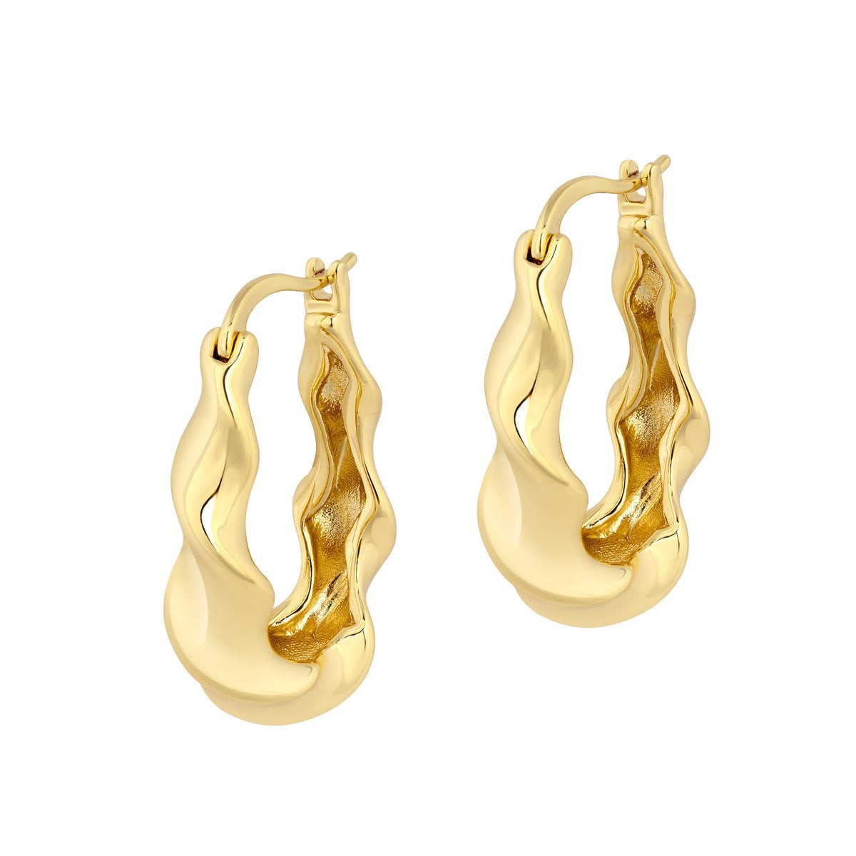 Wave Hoops | Electric Picks Jewelry