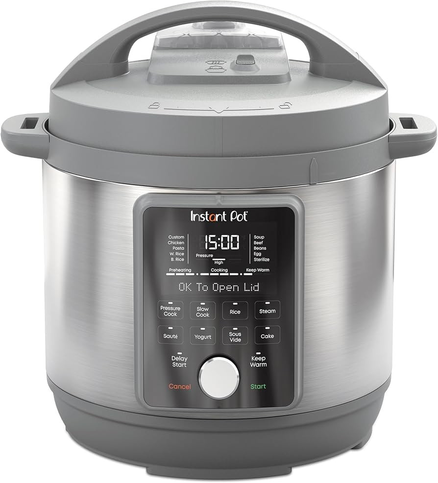 Instant Pot, 8-Quart Whisper Quiet 9-in-1 Electric Pressure Cooker, Slow Rice Cooker, Steamer, Sa... | Amazon (US)