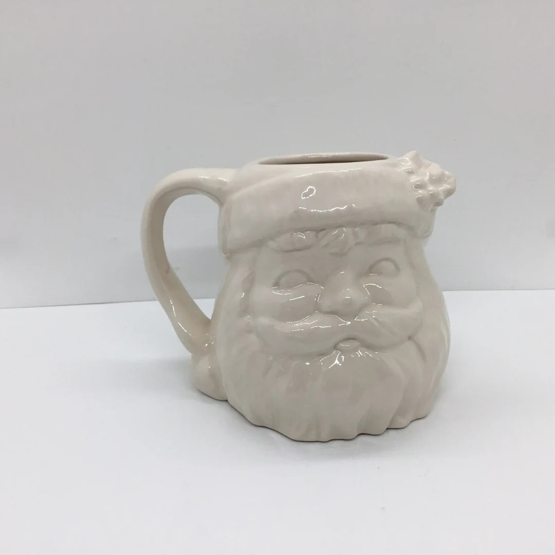 Old Fashion Santa Mugs Hand Painted Christmas Santa Mug Hand - Etsy | Etsy (US)