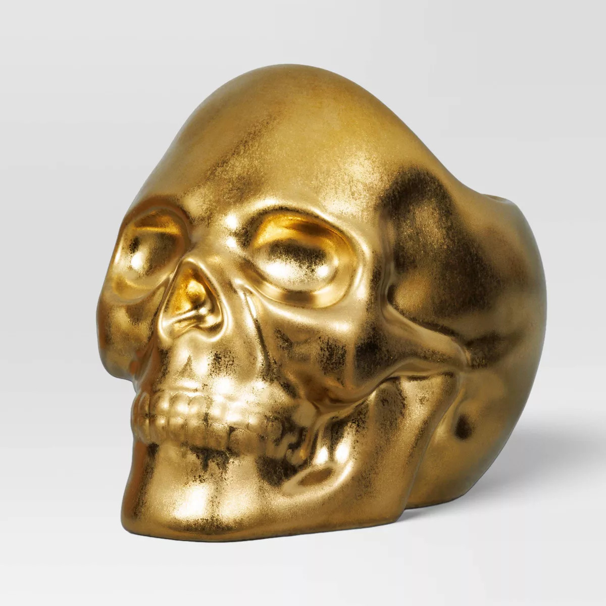 Stoneware Skull Candy Bowl Gold - Threshold™ | Target