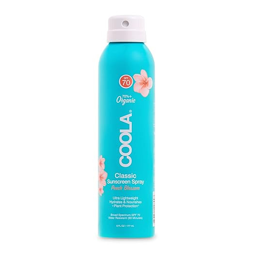 COOLA Organic Sunscreen SPF 70 Sunblock Spray, Dermatologist Tested Skin Care for Daily Protectio... | Amazon (US)
