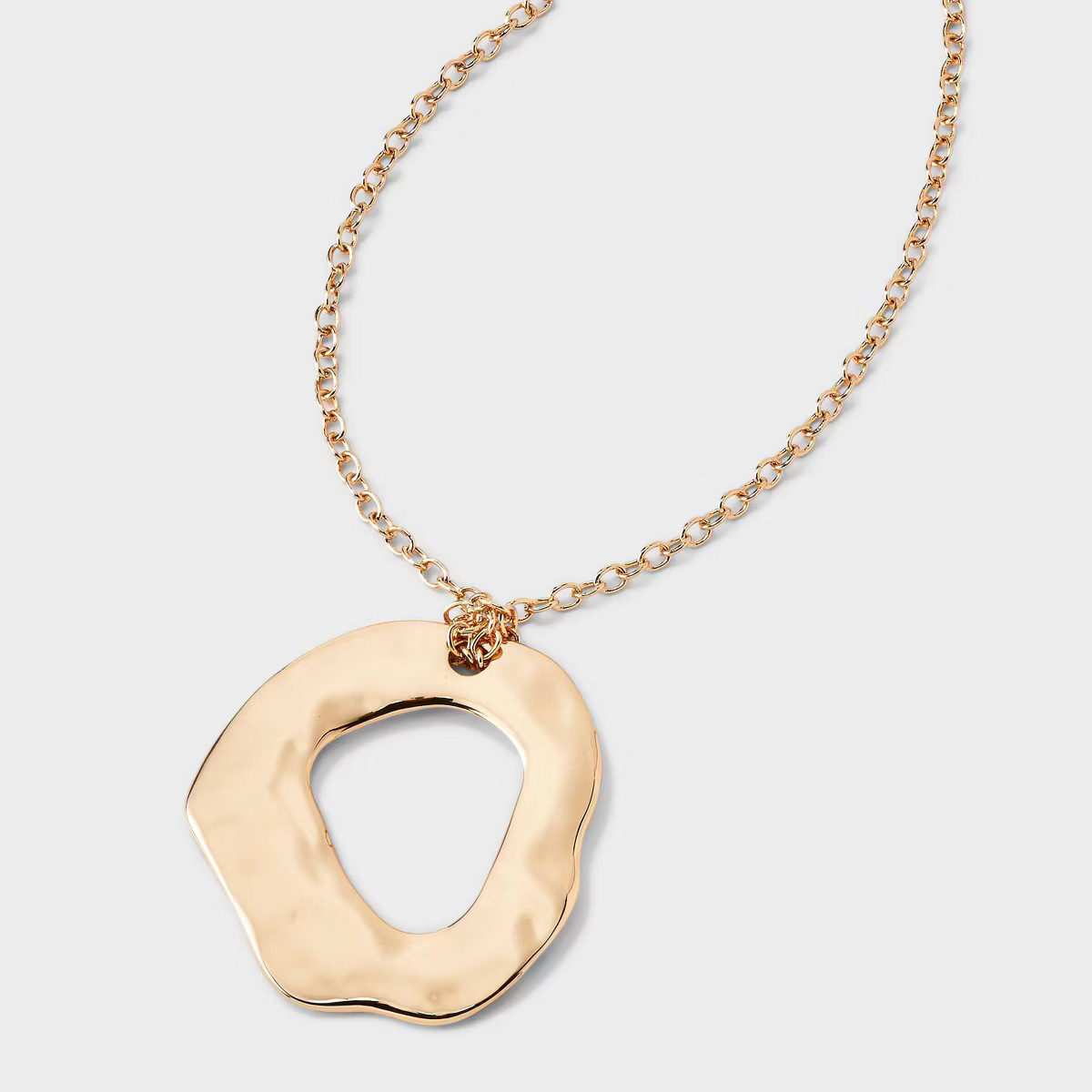 Organic Ring Pendant Necklace - Universal Thread™ Gold | Target