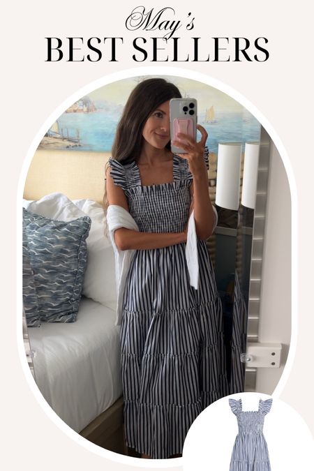 Such a classic dress for summer!!
Hill house nap dress, striped dress, summer dress, July 4th outfit, Fourth of July outfit, summer style 

#LTKSeasonal #LTKstyletip #LTKshoecrush